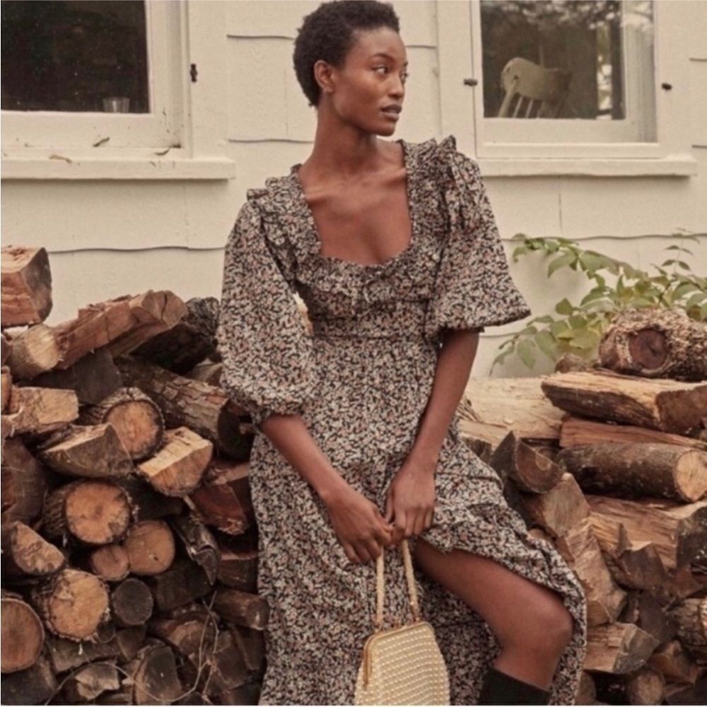 NEW DOEN Brooke Dress in HarvestβMeadow Floral